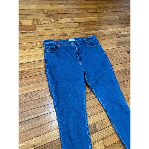 Abercrombie & Fitch Womens '90s Slim Straight Ultra High Rise Jeans Sz 20S 40x28 - Picture 2 of 6